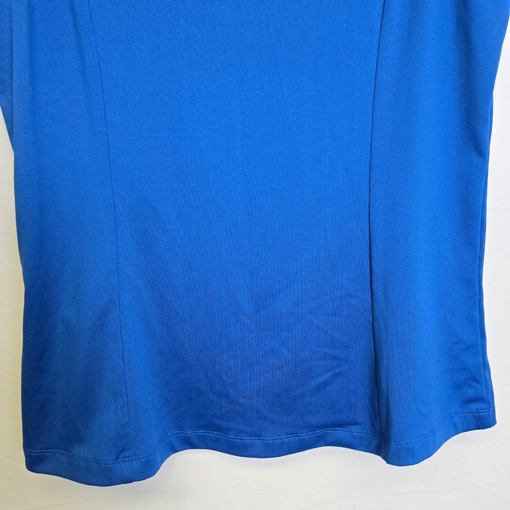 Callaway Colorblock Sleeveless Golf Polo, Opti-Dri, Blue/White, Women's Medium - Picture 8 of 8